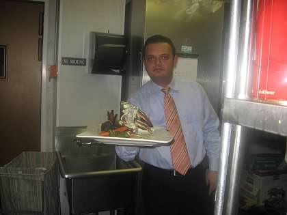 Martin Gjurashaj in a fine dining setting